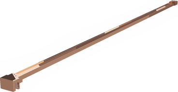 Mexen egyszerű tartó zuhanyfalhoz 6-8 mm, rózsa arany - 800-01-60