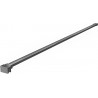 Mexen Uni-P1 egyenes merevítő zuhanyfalhoz 6-8 mm, szálcsiszolt gun gray - 800-01-66