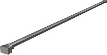 Mexen egyszerű tartó zuhanyfalhoz 6-8 mm, gun gray kefélt - 800-01-66