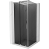 Mexen Velar cabină de duș culisantă 90 x 90 cm, grafit, crom - 871-090-090-41-01