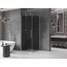 Mexen Velar cabină de duș glisantă 100 x 100 cm, grafit, crom - 871-100-100-41-01