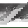 Mexen Velar tolóajtós zuhanykabin, 130 x 80 cm, grafit, króm - 871-130-080-41-01