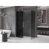 Mexen Velar tolóajtós zuhanykabin 140 x 85 cm, grafit, króm - 871-140-085-41-01