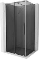 Mexen Velar cabină de duș glisantă 140 x 100 cm, grafit, crom - 871-140-100-41-01