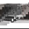 Mexen Velar cabină de duș glisantă 140 x 100 cm, grafit, crom - 871-140-100-41-01