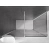 Mexen Velar tolóajtós zuhanykabin 140 x 85 cm, grafit, króm - 871-140-085-41-01