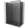 Mexen Velar cabină de duș cu ușă glisantă 150 x 85 cm, grafit, crom - 871-150-085-41-01