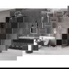 Mexen Velar cabină de duș glisantă 90 x 90 cm, grafit, albă - 871-090-090-41-20