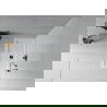 Mexen Flat cadă pentru duș dreptunghiulară slim 120 x 70 cm, Albă, sifon Neagră - 40107012B