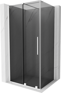 Mexen Velar cabină de duș culisantă 110 x 80 cm, grafit, alb - 871-110-080-41-20