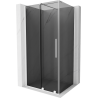 Mexen Velar cabină de duș culisantă 120 x 100 cm, grafit, albă - 871-120-100-41-20