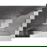 Mexen Velar tolóajtós zuhanykabin 160 x 85 cm, grafit, arany - 871-160-085-41-50