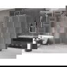 Mexen Velar tolóajtós zuhanykabin 110 x 80 cm, matt, króm - 871-110-080-31-01