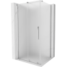 Mexen Velar cabină de duș glisantă 110 x 90 cm, înghețat, crom - 871-110-090-31-01
