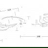 Mexen Vane Suport pentru săpun, Aurie - 7020939-50
