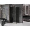 Mexen Velar cabină de duș culisantă 110 x 80 cm, grafit, auriu - 871-110-080-41-50