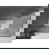 Mexen Velar tolóajtós zuhanykabin 160 x 85 cm, grafit, arany csiszolt - 871-160-085-41-55