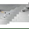Mexen Flat cadă pentru duș pătrată slim 100 x 100 cm, Albă, sifon Neagră - 40101010B