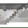 Mexen Oval+ cadă independentă de perete 170 x 80 cm, alb, preaplin aur roz - 52681708000-60