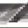 Mexen Velar cabină de duș glisantă 160 x 90 cm, grafit, auriu roz - 871-160-090-41-60