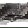 Mexen Velar cabină de duș glisantă 90 x 90 cm, grafit, cupru periat - 871-090-090-41-65