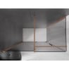 Mexen Velar cabină de duș glisantă 140 x 70 cm, grafit, cupru periat - 871-140-070-41-65