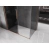 Mexen Velar cabină de duș glisantă 140 x 70 cm, grafit, cupru periat - 871-140-070-41-65