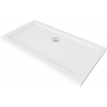 Mexen Flat brodzik dreptunghiular slim 130 x 70 cm, alb, sifon crom - 40107013