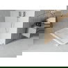 Mexen Flat téglalap alakú slim zuhanytálca  130 x 70 cm, Fehér, szifon Króm - 40107013
