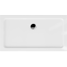 Mexen Flat brodzik dreptunghiular slim 130 x 70 cm, alb, sifon crom - 40107013