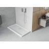 Mexen Flat téglalap alakú slim zuhanytálca  120 x 70 cm, Fehér, szifon Króm - 40107012