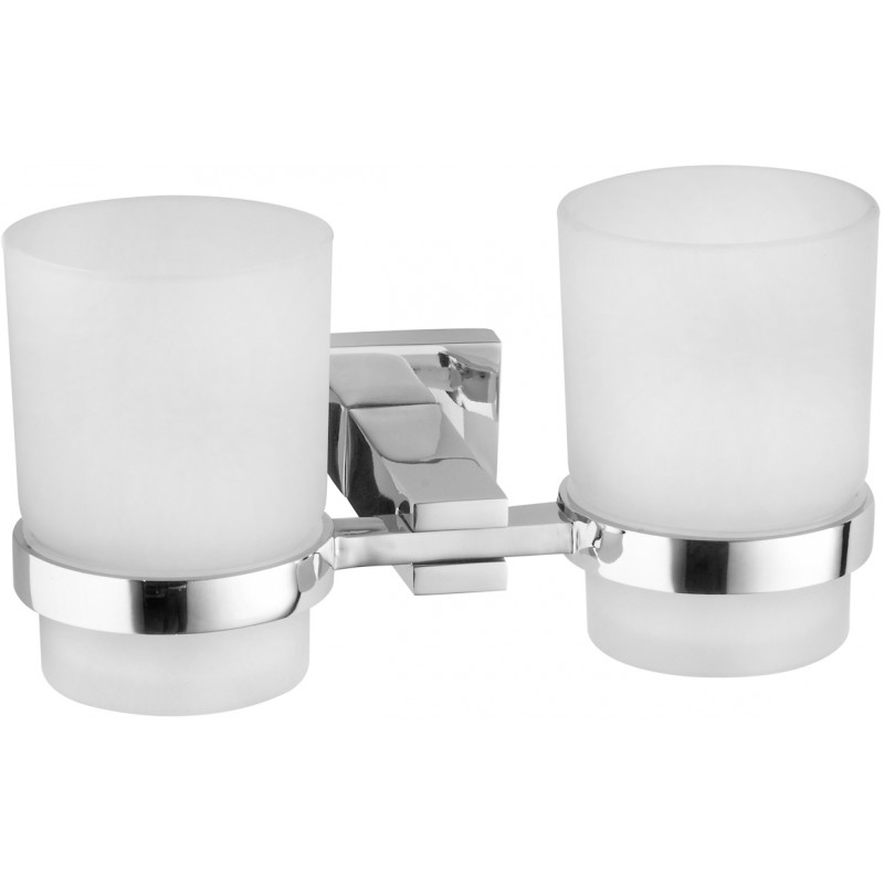 Mexen Vane dupla fogkefe tartó, króm - 7020952-00