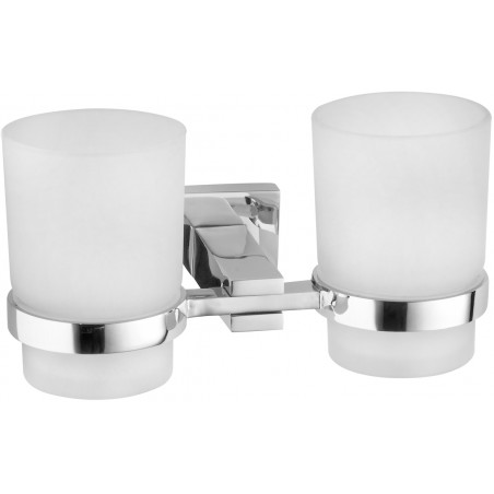 Mexen Vane dupla fogkefe tartó, króm - 7020952-00