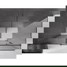 Mexen Velar tolóajtós zuhanykabin 140 x 80 cm, grafit, szálcsiszolt gun gray - 871-140-080-41-66