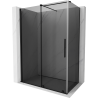 Mexen Velar cabină de duș cu uși glisante 130 x 70 cm, grafit, neagră - 871-130-070-41-70
