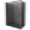 Mexen Velar cabină de duș glisantă 140 x 70 cm, grafit, neagră - 871-140-070-41-70