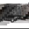 Mexen Velar cabină de duș glisantă 150 x 70 cm, grafit, negru - 871-150-070-41-70