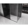 Mexen Velar tolóajtós zuhanykabin 160 x 90 cm, grafit, fekete - 871-160-090-41-70