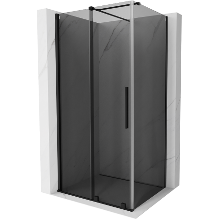 Mexen Velar cabină de duș glisantă 90 x 120 cm, grafit, negru - 871-090-120-41-70