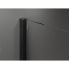 Mexen Velar 90 x 80 cm-es, grafit, fekete tolóajtós zuhanykabin - 871-090-080-41-70