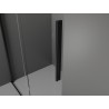 Mexen Velar 90 x 80 cm-es, grafit, fekete tolóajtós zuhanykabin - 871-090-080-41-70