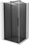 Mexen Velar cabină de duș glisantă 110 x 80 cm, grafit, negru - 871-110-080-41-70