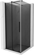 Mexen Velar cabină de duș glisantă 100 x 100 cm, grafit, neagră - 871-100-100-41-70