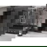 Mexen Velar cabină de duș glisantă 130 x 70 cm, grafit, gun metal - 871-130-070-41-95