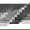 Mexen Velar cabină de duș glisantă 130 x 70 cm, grafit, gun metal - 871-130-070-41-95