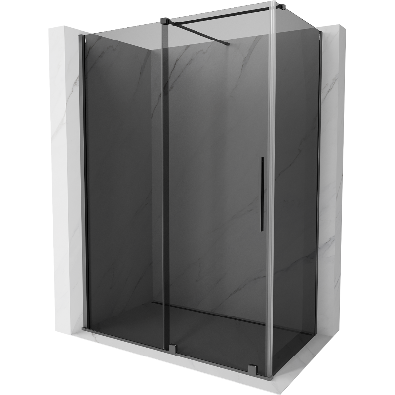 Mexen Velar cabina de duș glisantă 150 x 85 cm, grafit, gun metal - 871-150-085-41-95