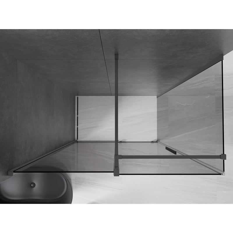 Mexen Velar cabina de duș culisantă 150 x 75 cm, grafit, gun metal - 871-150-075-41-95