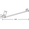 Mexen Rufo suport prosop, crom - 7050924-00