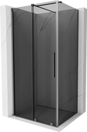 Mexen Velar cabina de duș glisantă 90 x 110 cm, grafit, metal ghișeu - 871-090-110-41-95