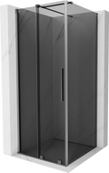 Mexen Velar cabină de duș glisantă 90 x 90 cm, grafit, gun metal - 871-090-090-41-95